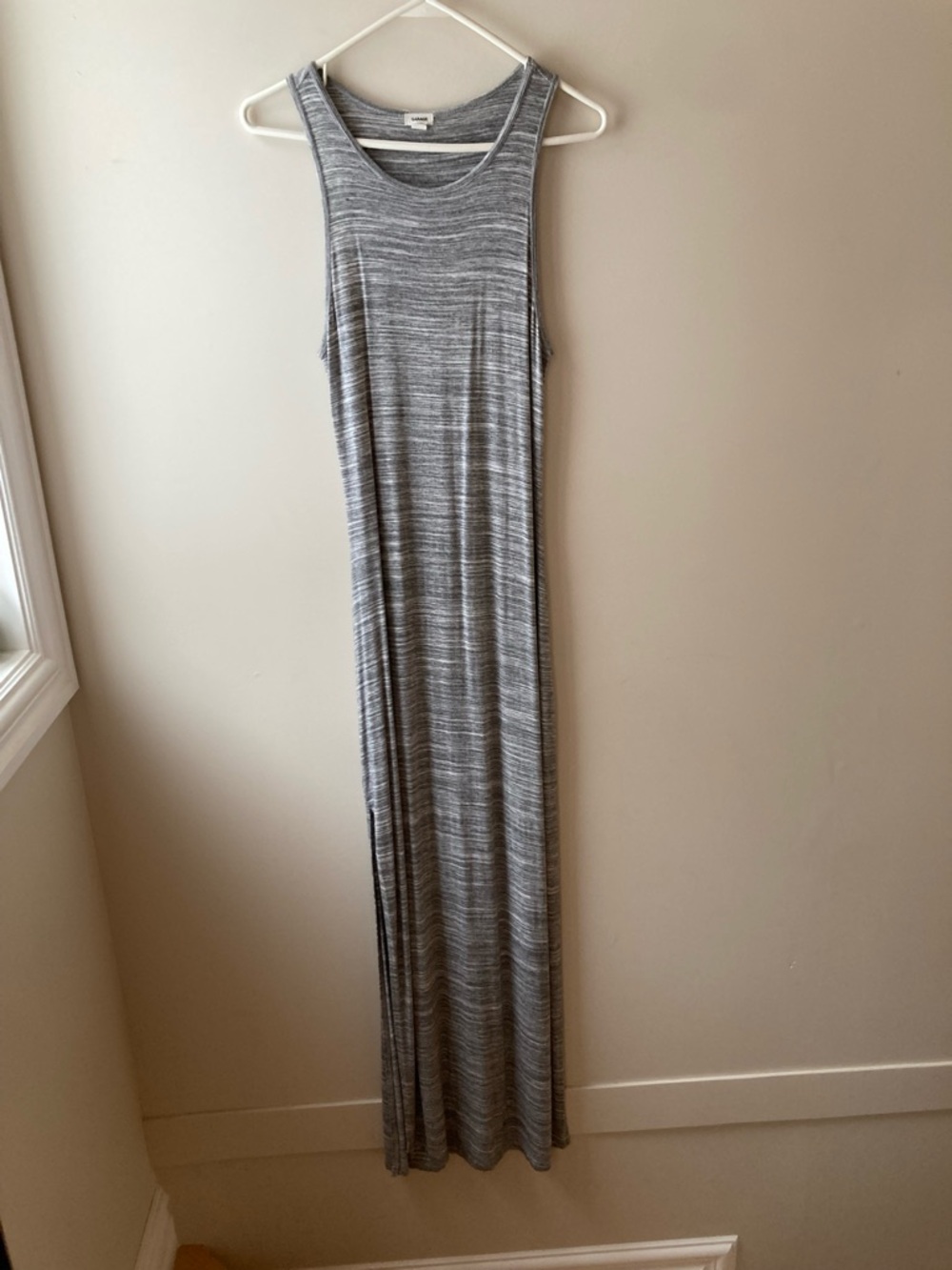 🌸3/$20🍉 Garage Gray Maxi Jersey Knit Dress